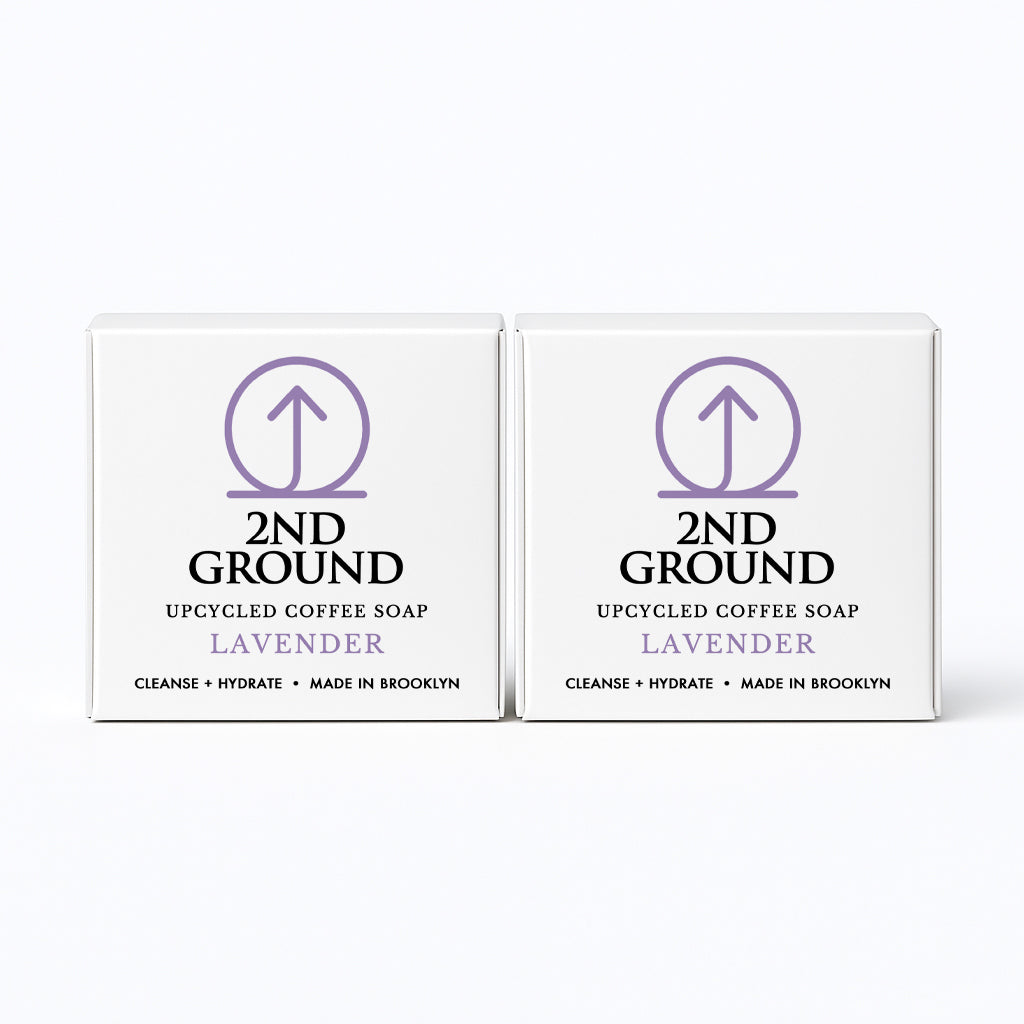 Lavender Upcycled Coffee Soap – Cleanse + Hydrate