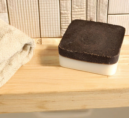Lavender Upcycled Coffee Soap – Cleanse + Hydrate