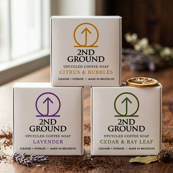 Variety 3-Pack — Upcycled Coffee Soap Set