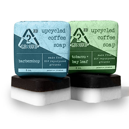 2 Pack of Upcycled Coffee Soap