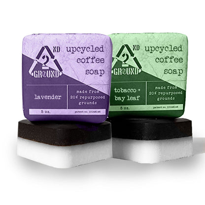 2 Pack of Upcycled Coffee Soap